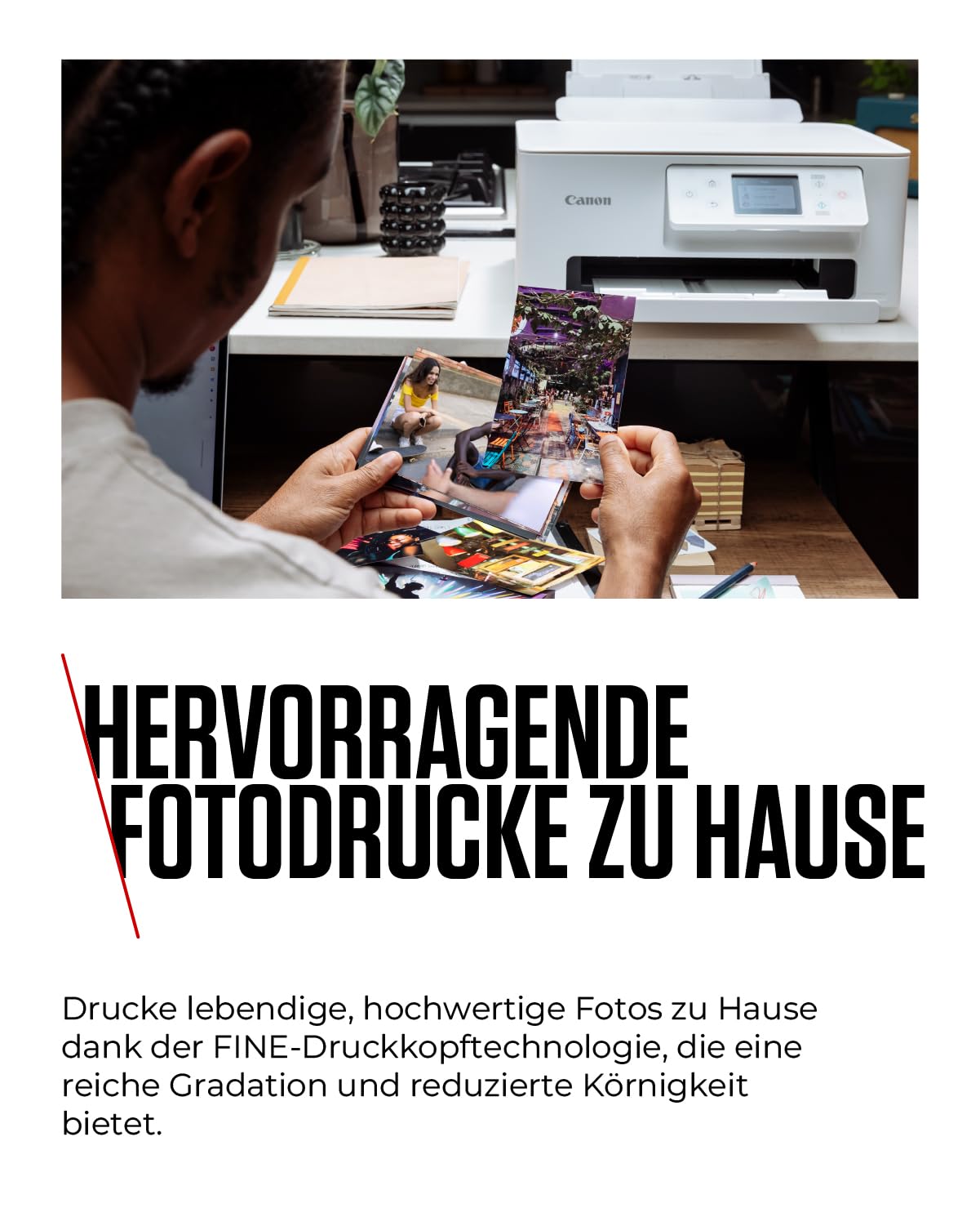 Canon PIXMA TS7650i Multifunktionsdrucker 3in1 Tintenstrahl A4 Touch LCD WLAN Duplexdruck Weiß