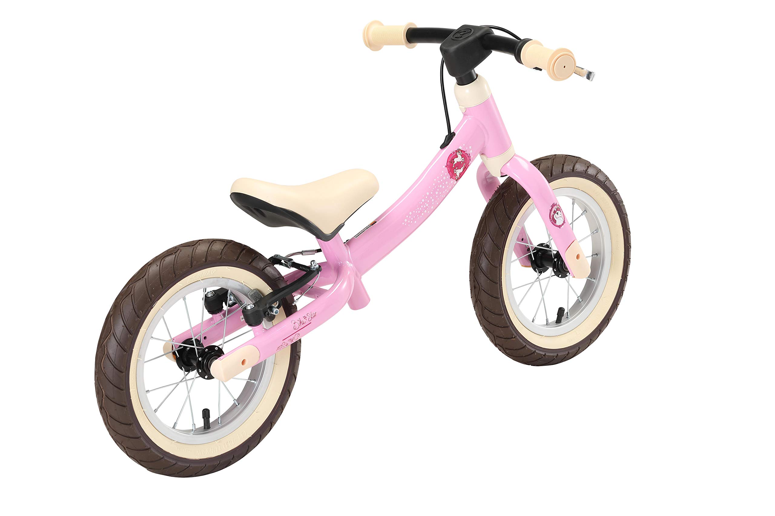 BIKESTAR Bicicleta sin Pedales para niños y niñas | Bici 12 Pulgadas a Partir de 3-4 años con Freno | 12" Edición Sport