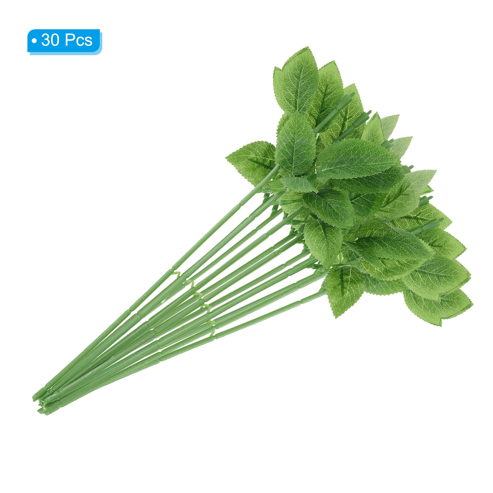 PATIKIL Floral Wire Stem with Leaves - Image 3