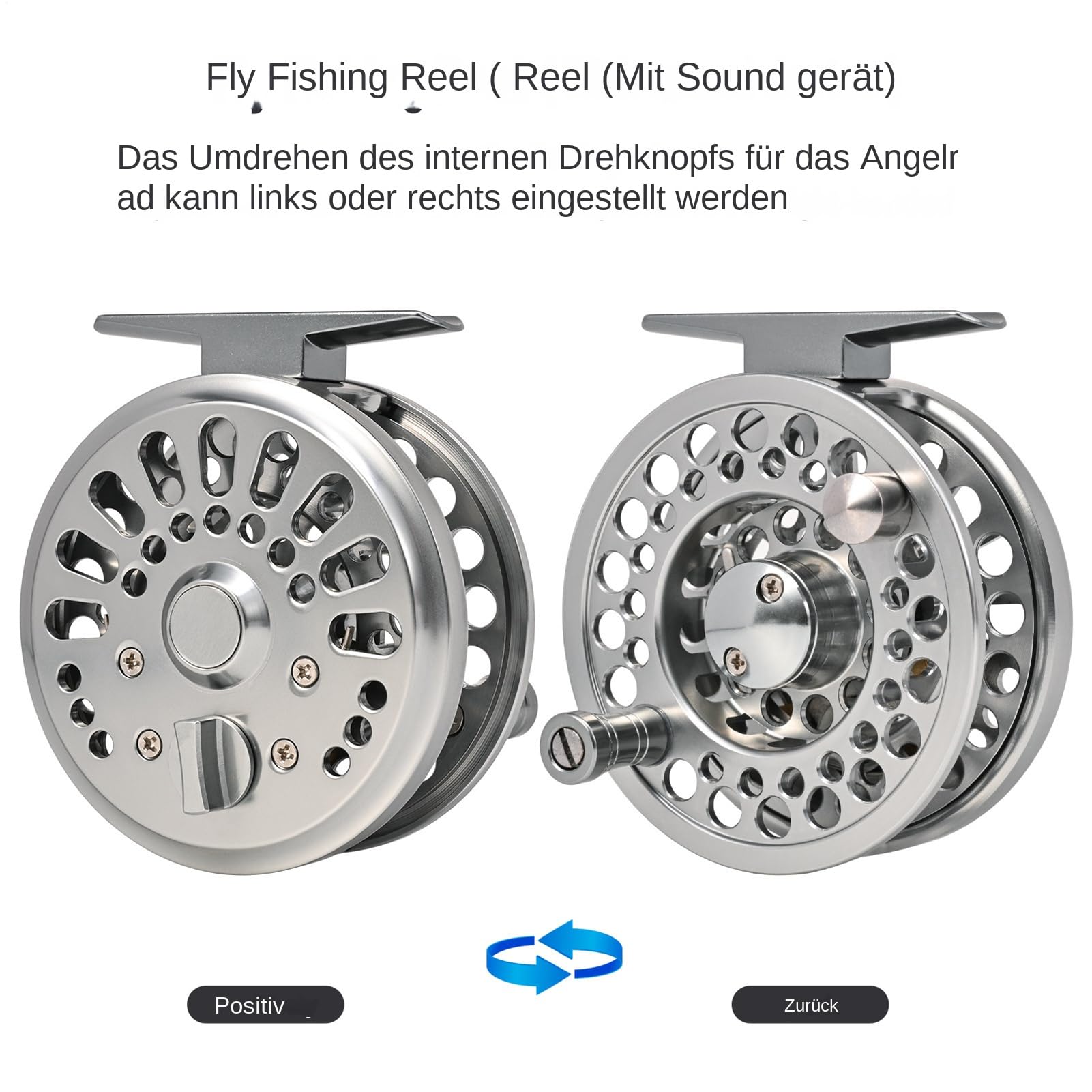 Angelrolle zum Fliegenfischen Leichtgewichtiges Angelgerät und Zubehör für | Salzwasser-Angelrolle Für Das Angeln Auf Inland-Salzwasserfische, Inland-Fischangelausrüstung, Zubehör, Werkzeug