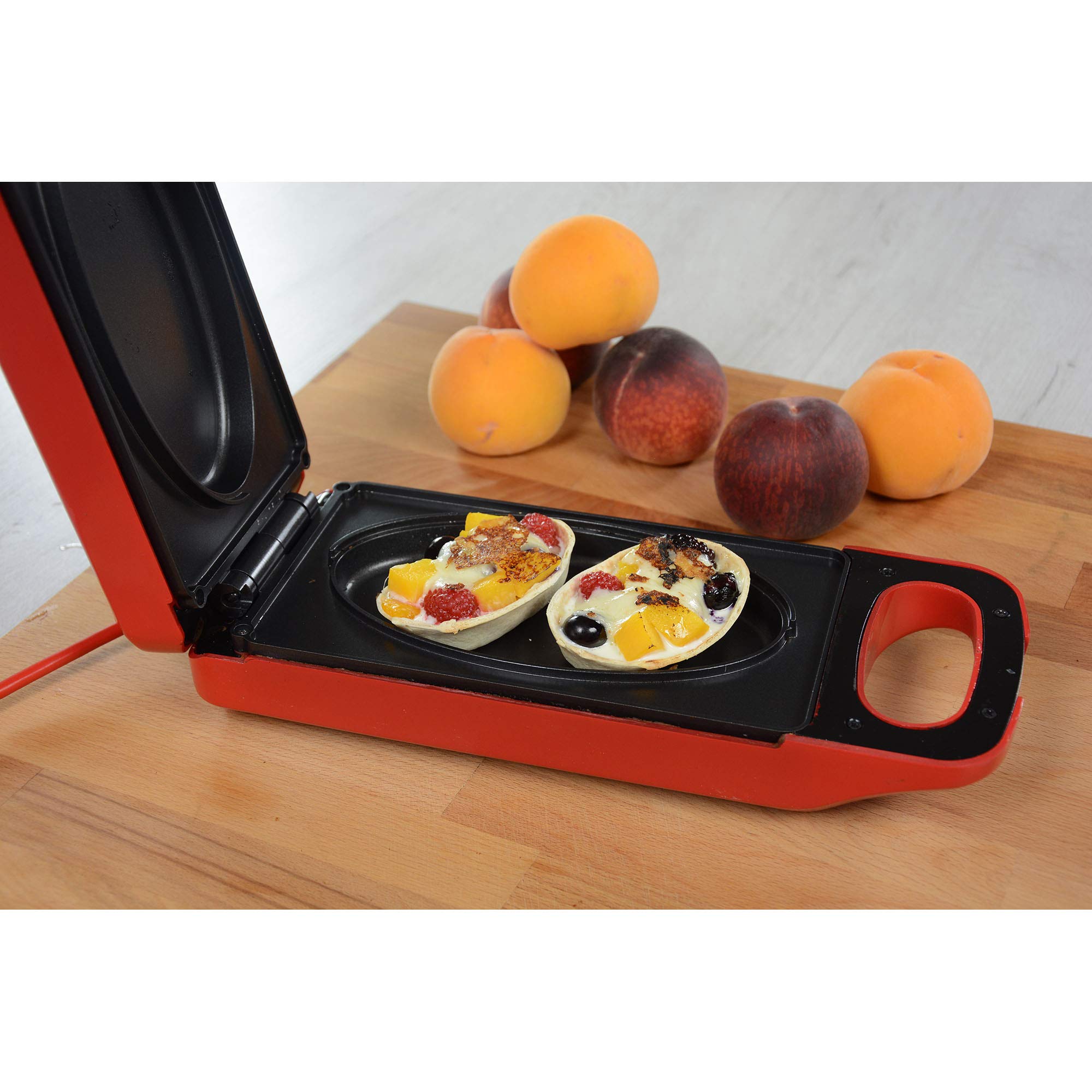 Grill kontaktowy Express Cooker, 800 W, powierzchnia nieprzywierająca, górna grzałka dolna, 3 w 1 – opiekanie, pieczenie, grillowanie