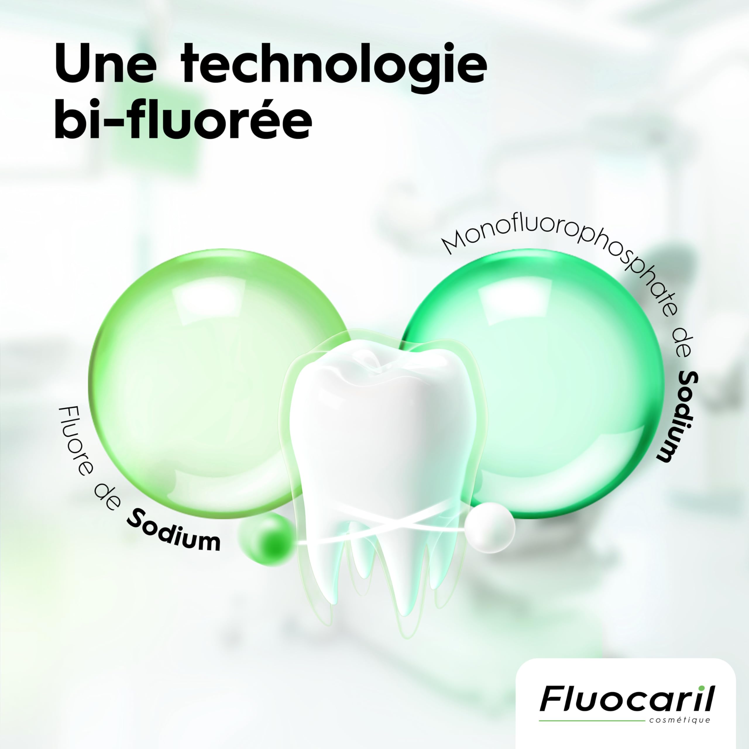 Fluocaril Cosmétique Dentifrice Expert Anti-Caries Soin Blancheur 75ml - 5