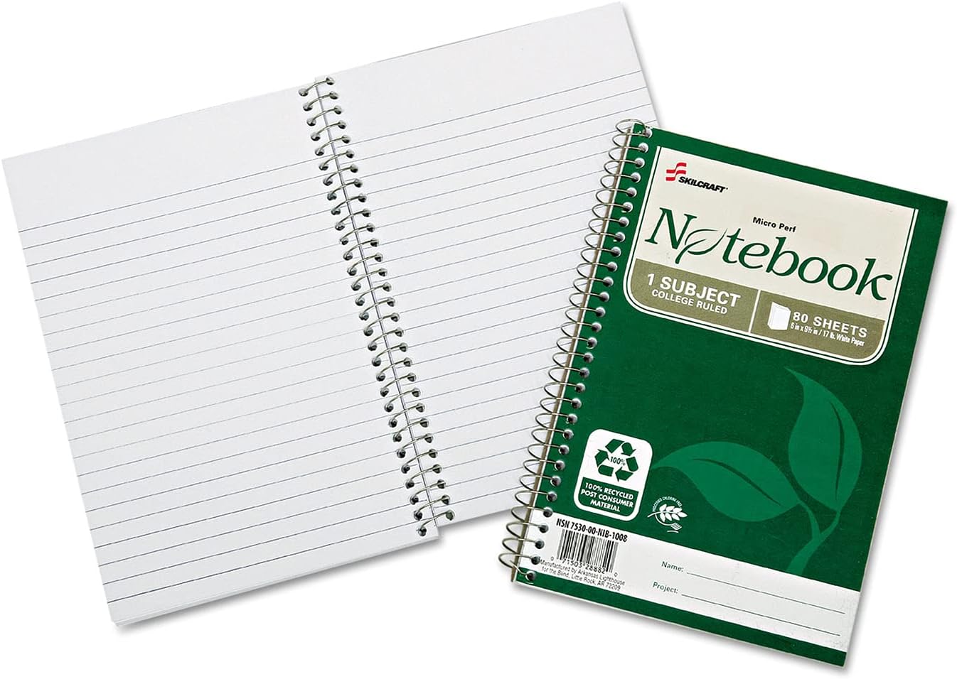 AbilityOne® NSN6002017 SKILCRAFT® 100 PostConsumer