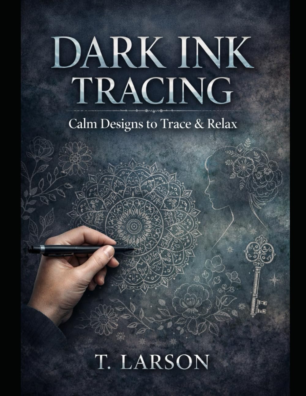 Dark Ink Tracing: Calm Designs to Trace and Relax (Dark ink Tracing Series)