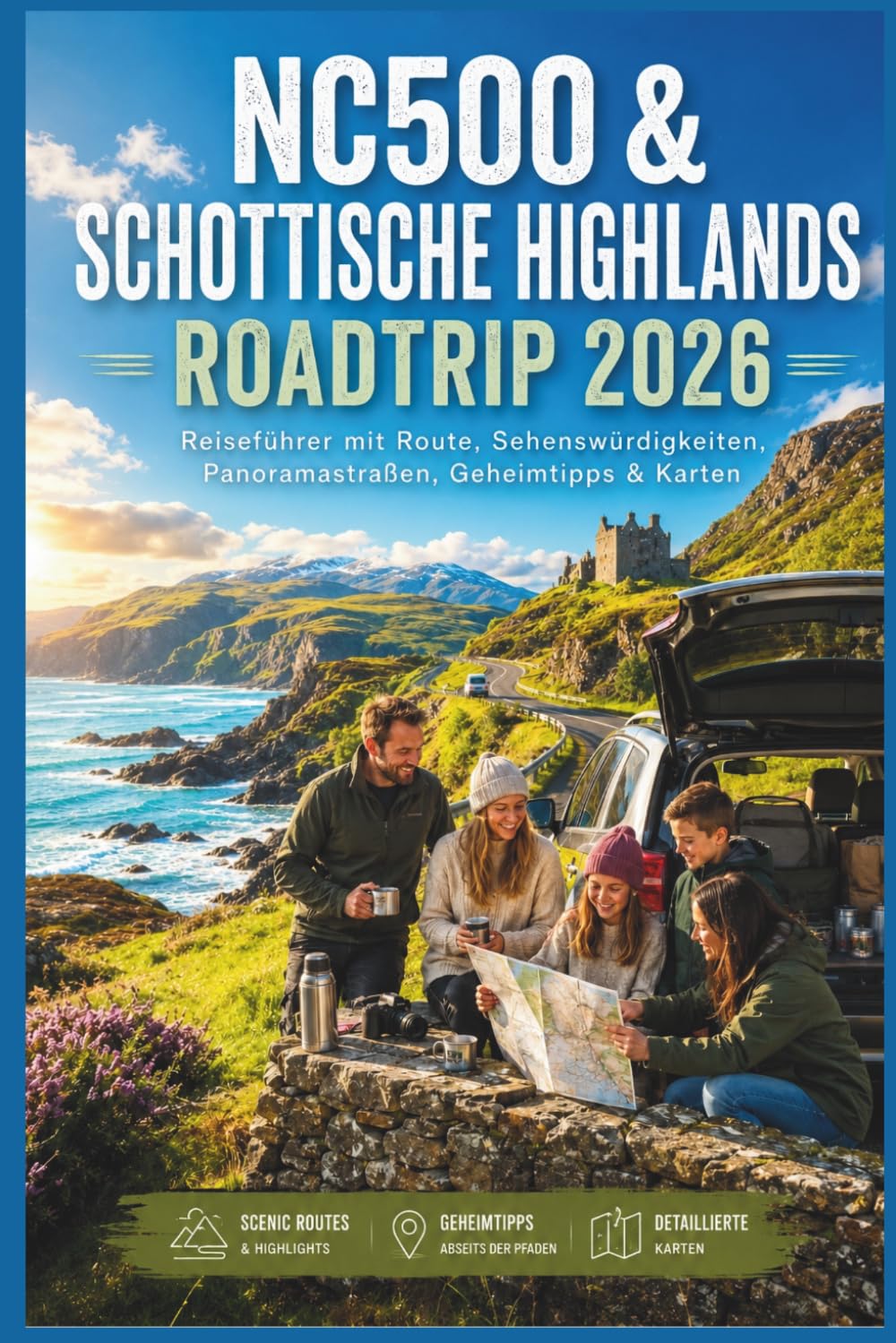 NC500 & Schottische Highlands Roadtrip 2026: Reiseführer mit Route, Sehenswürdigkeiten, Panoramastraßen, Geheimtipps & Karten