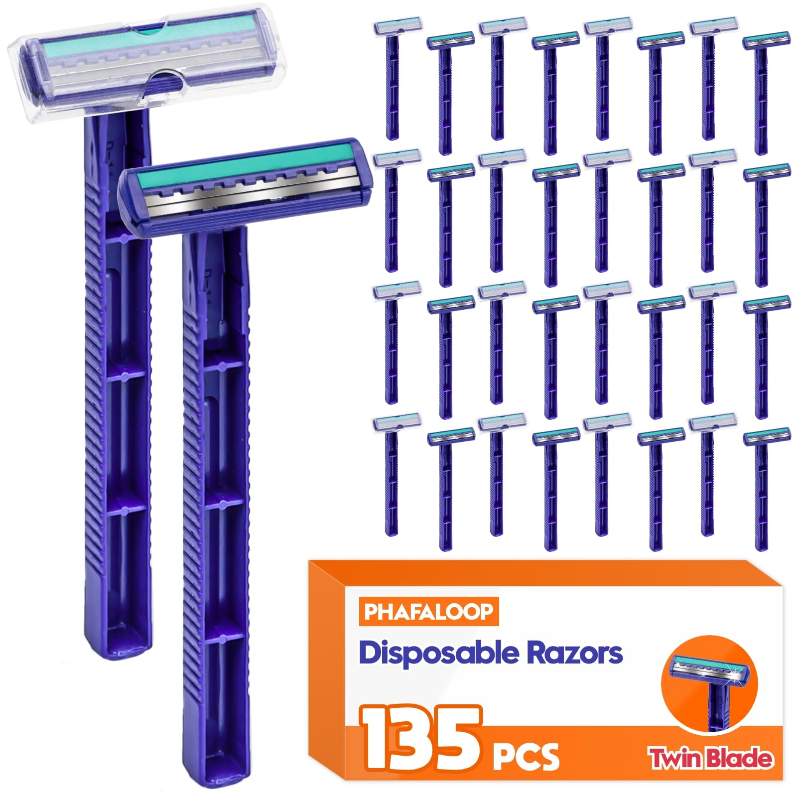 Twin Blade Disposable Razors, Bu