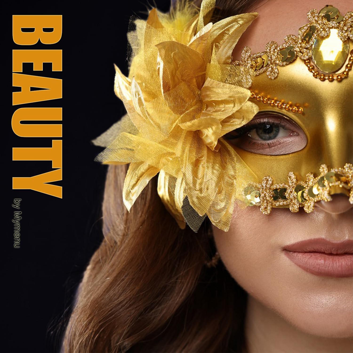 MYMENU Masquerade Mask for Women Venetian Masks for Halloween Costume Cosplay Party Prom Ball - Image 4