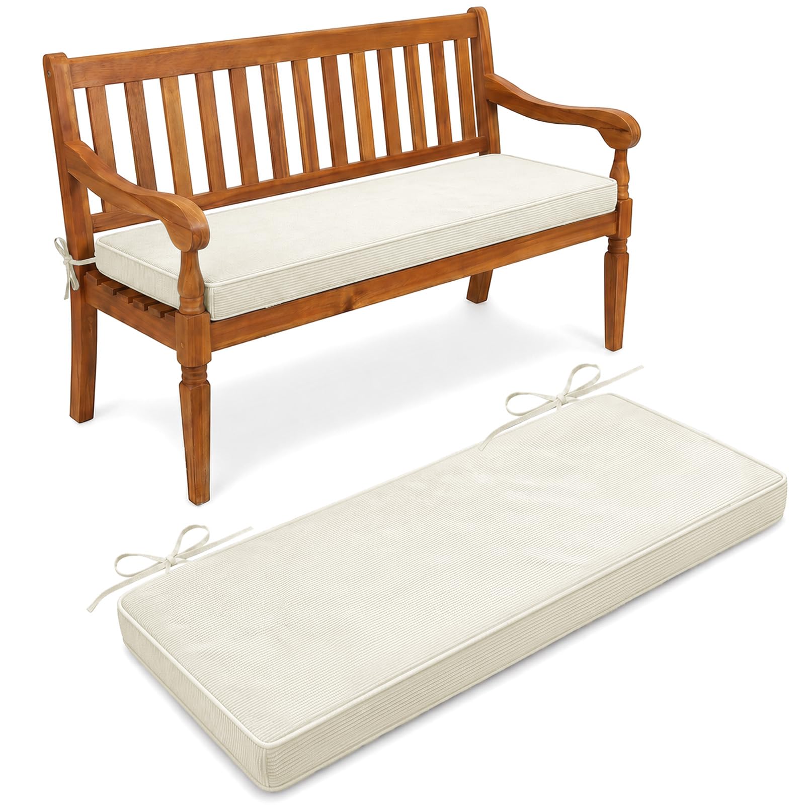 Bench Seat Cushion/Outdoor - Non-Slip Window Seat Cushions for Bay Windows