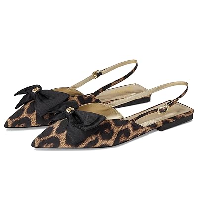 Lilly Pulitzer Brit Leopard Bow Slingback Women