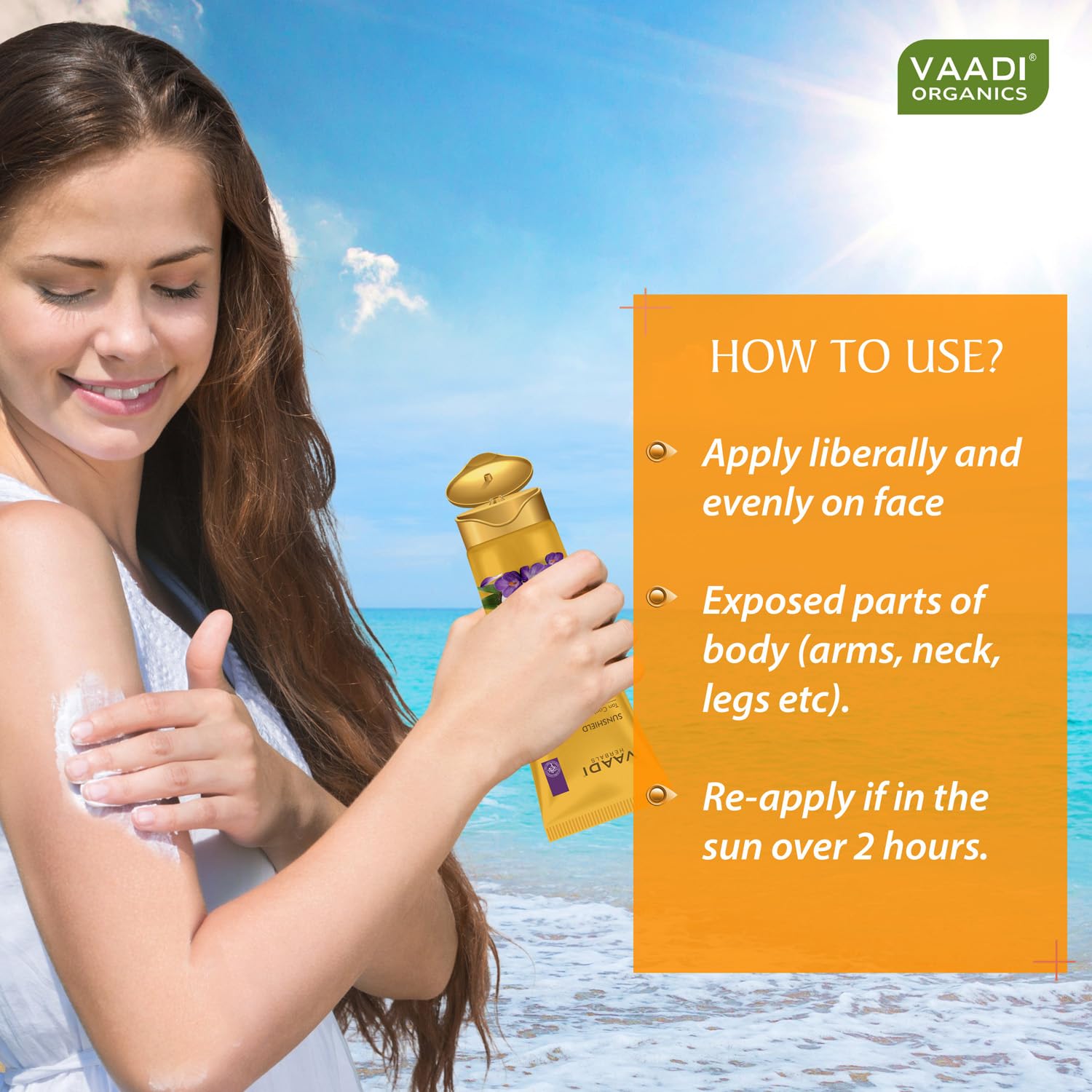 Vaadi Herbals Sunscreen Lotion SPF-30, 110g - Image 2 thumbnail