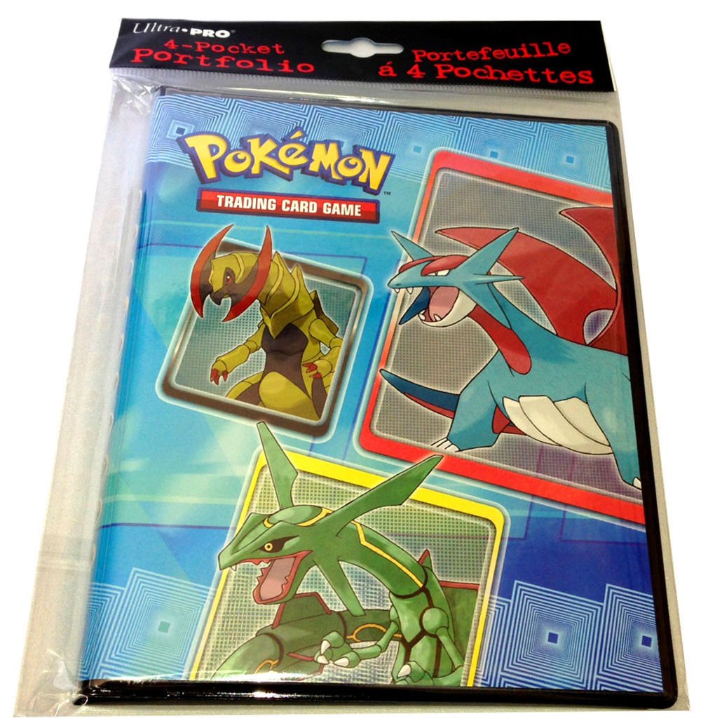 rayquaza card binder Ultra-Pro 4-Pocket Pokemon Card Binder/Portfolio ft. Rayquaza, Dragonite  and other Dragon-Type Monsters! (Album Holds 48-80 Cards) : Amazon.in: Toys  & Games