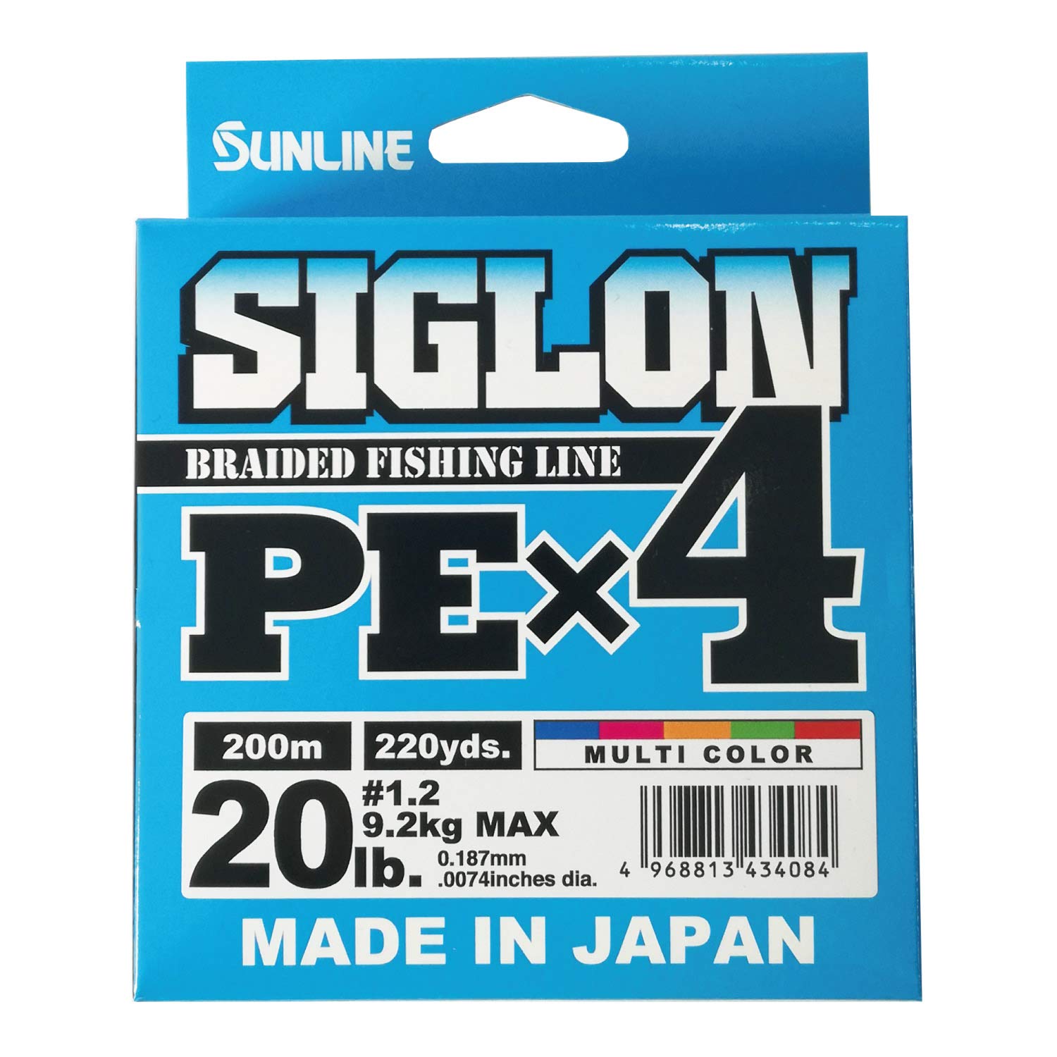 SUNLINE PEx4 Line Sigron 656.6 ft (200 m), 5 Colors, No. 1.2