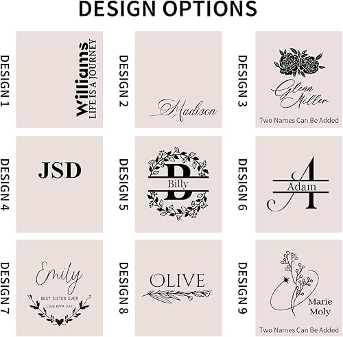 Miniatura 2 de Cuaderno de cuero con nombre personalizado con hebilla magnética, cuadernos personalizados para mujeres, regalos del día de la madre para abuela