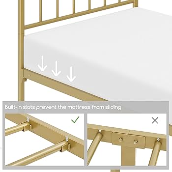 【BIG SIZE】helthknit vintage 60'sサンフェード Amazon.com: Yaheetech Metal Bed Frame Twin Size Metal