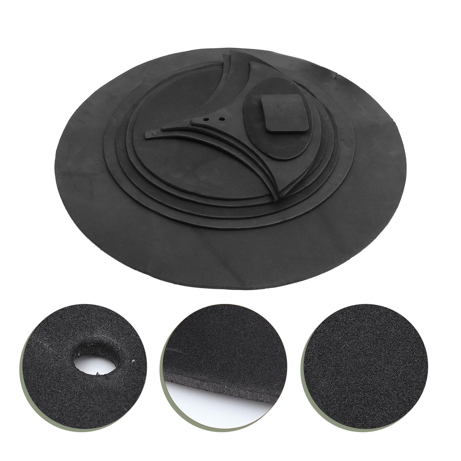 Almohadillas Amortiguadoras para Batería Resistente para Silenciadores de Reducción de Sonido para Práctica sin Molestar Accesorio Duradero para Tambores y Caja de