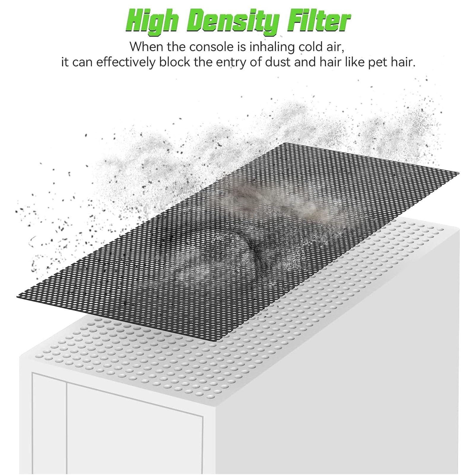 GOWENIC Series S Dust Filter Set, Dust Filter, Silicone Dust Plugs, Dust Cover, Heat Dissipation, Dustproof and Dirtproof, Dust Filter for Series S, Accessories - 4