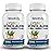 Natural Cure Labs L-Lysine + Monolaurin 600mg 1:1 Ratio, 2 Pack, 200 Capsules