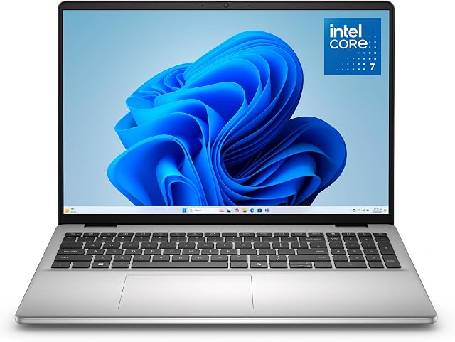Dell 16 Laptop DC16251-16.0-inch 16:10 FHD+ Display, Intel Core 7 150U, 16GB DDR5 RAM, 1TB SSD, Intel Graphics, Windows 11 Home, Onsite Service - Platinum Silver