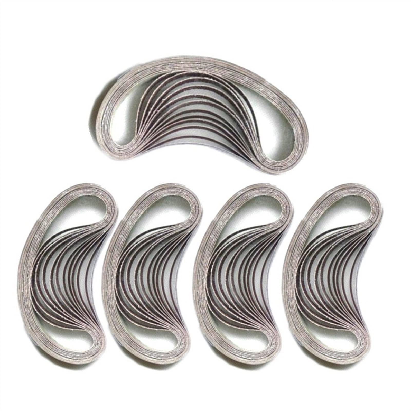 Taśma szlifierska, zestaw taśm szlifierskich, 50 szt. Taśma szlifierska do przenośnych szlifierek szlifierskich 457x13 mm papiery ścierne drewno metal papier ścierny materiał ścierny 40-600 (kolor: 60