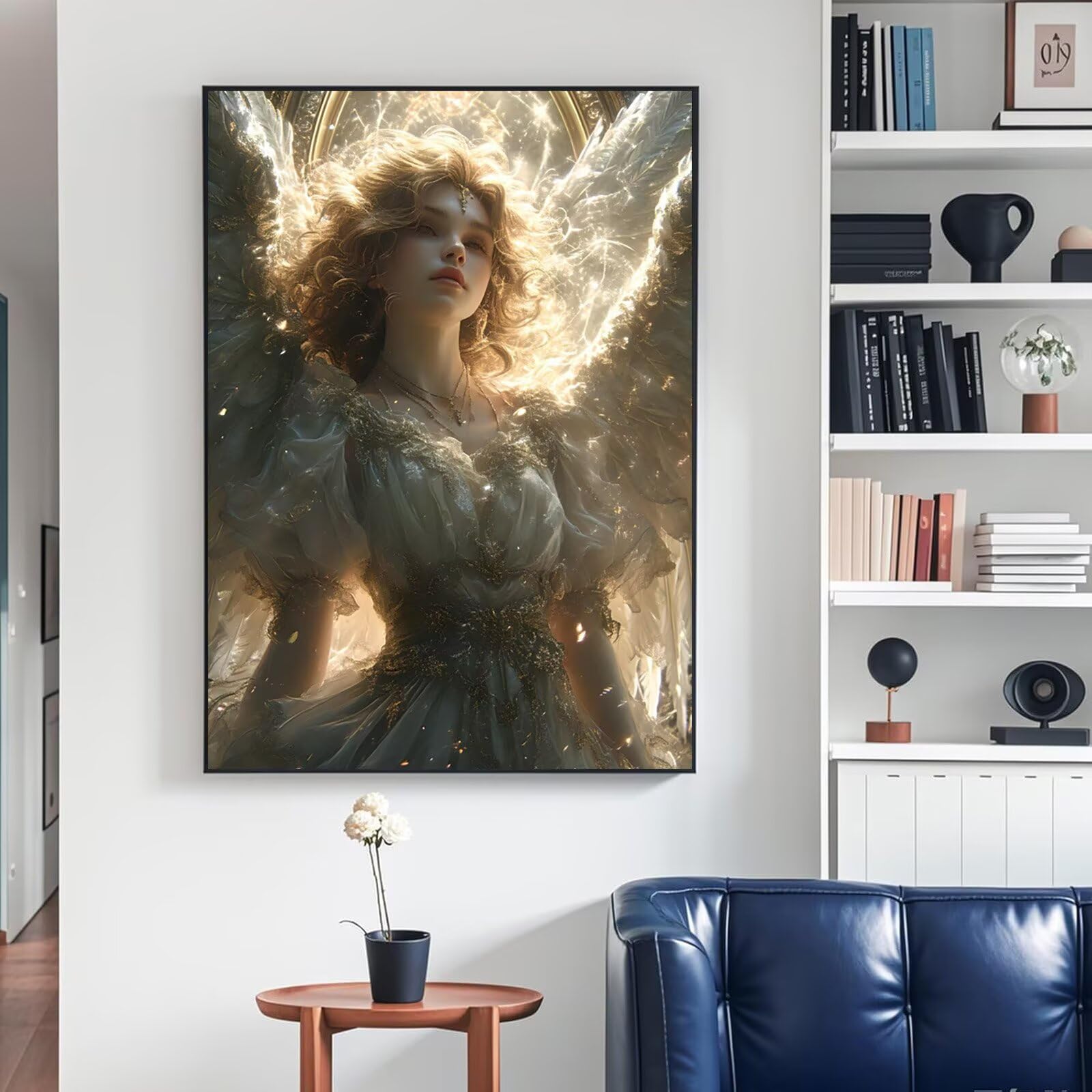 Diamond Painting Ange, 5D Peinture Diamant pour Adulte 80 x 120 cm, B-88