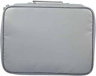 Orenic Fireproof Document Bag, Multi Layer Portable Filing Storage for Important Documents, Passport, Certificates & Legal Files, Home Office & Travel Safe Bag for Document Security & Safe(Silver)