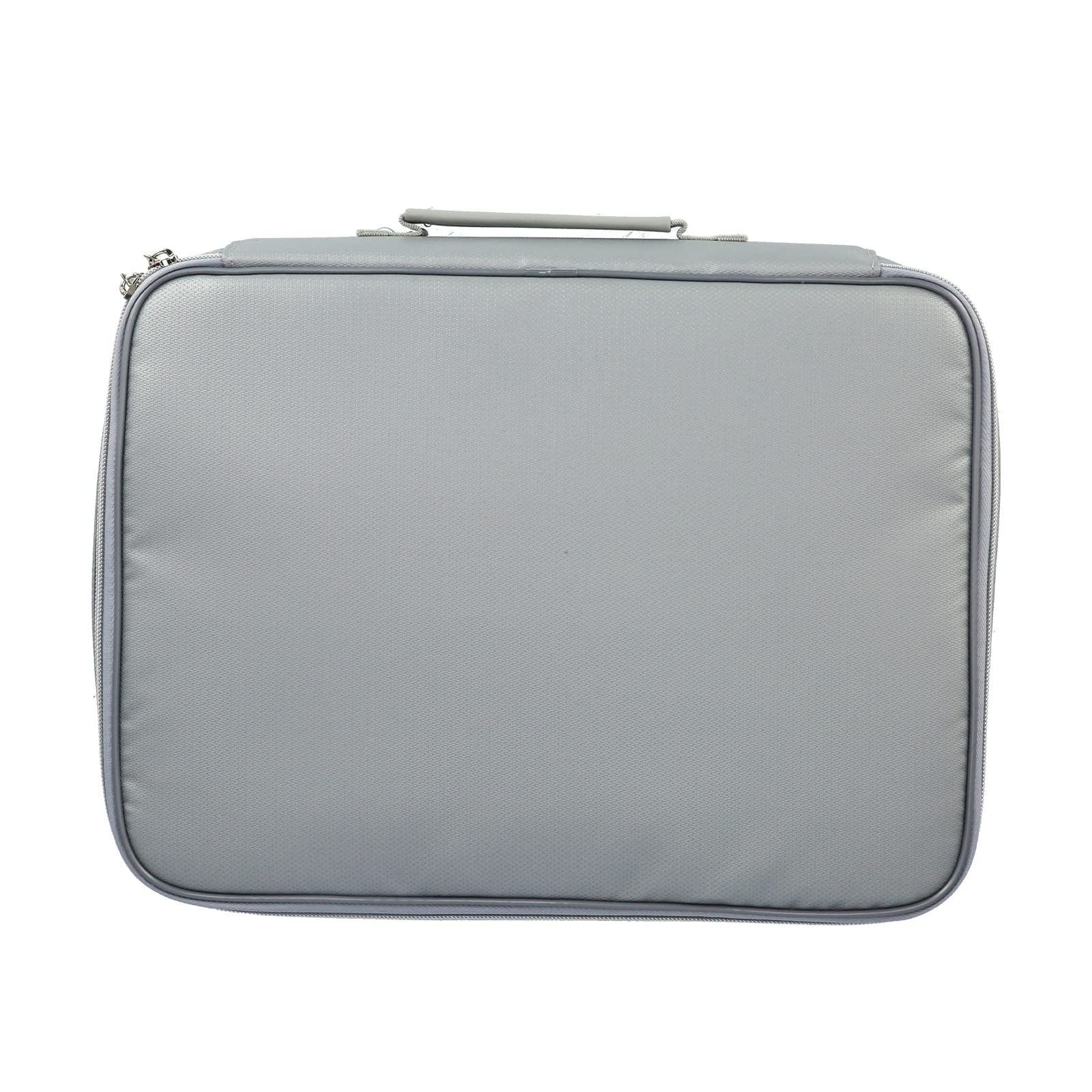 Cyrank Bolsas organizadoras de Archivos, Bolsa de Documentos ignífuga, Bolsa de Documentos ignífuga, Impermeable, portátil, de Gran tamaño, Organizador de Archivos de múltiples Capas(Plata)