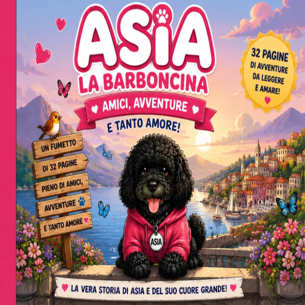 ASIA LA BARBONCINA: Amici, Avventure e Tanto Amore La vera storia di una cagnolina speciale e delle sue incredibili avventure a Perugia