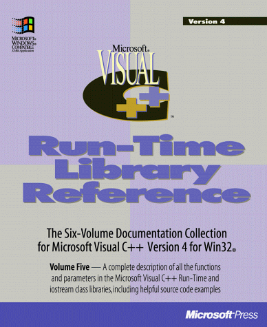 Microsoft Visual C++ Version 4.0: Development System for Windows 95 and ...