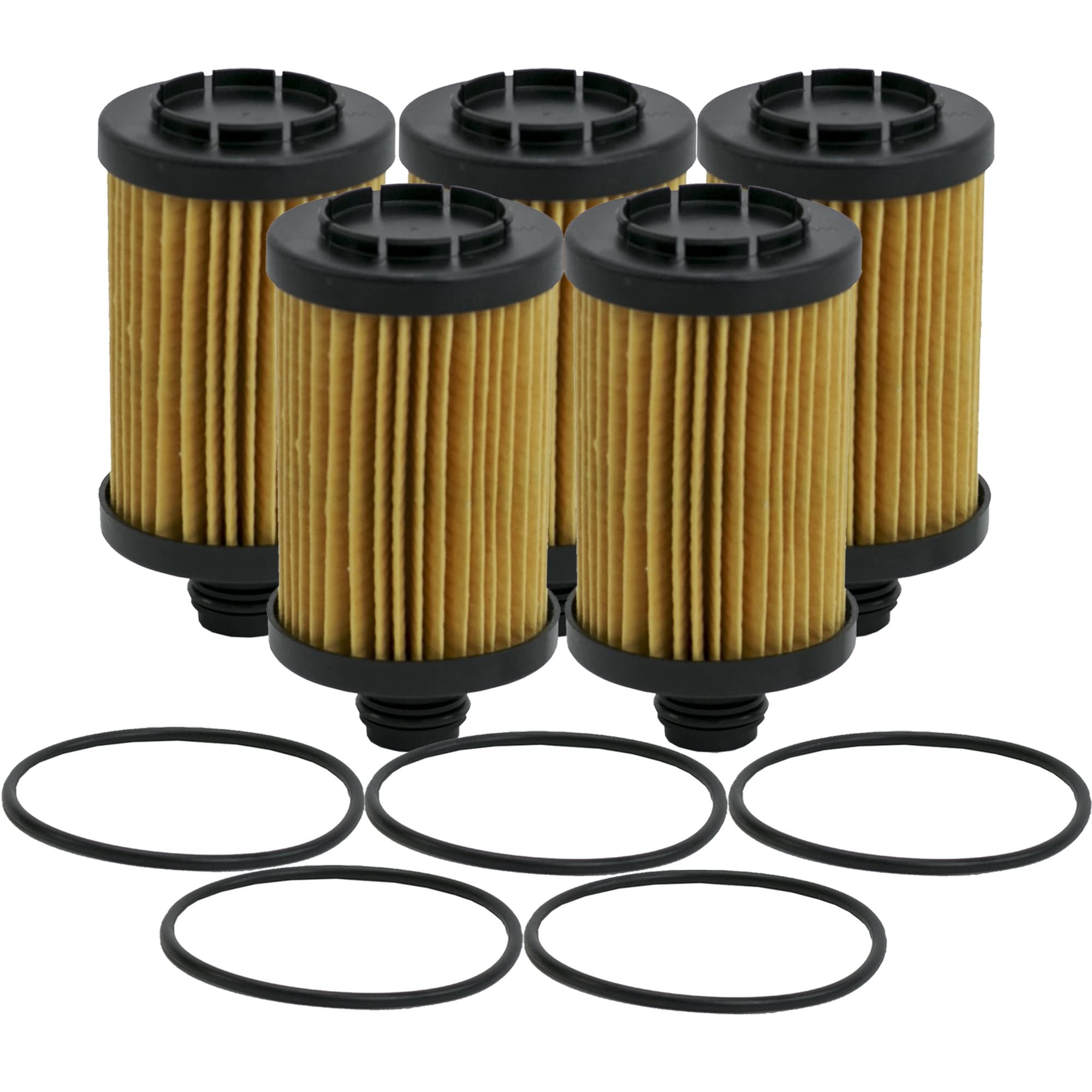 Set of 5 Engine Motor Oil Filters For Jeep Ram 1500 Classic Grand Cherokee 3.0L V6 DOHC 24 Valve Turbocharged DIESEL FI DI M EXF Automatic