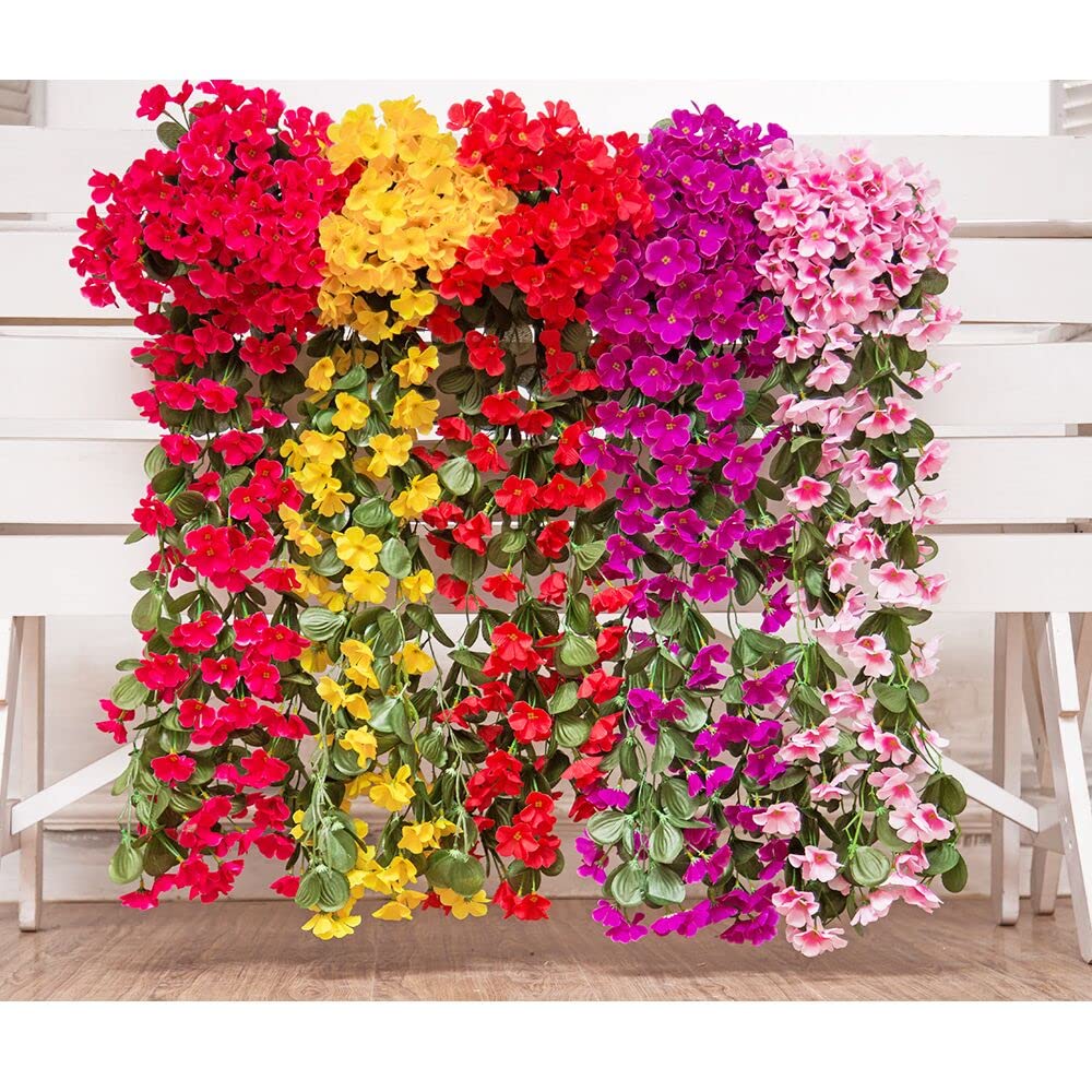 Fycooler Kunstblumen Veilchen Efeu Knstlich, Efeublumen Knstlicher  Hngender Glyzinien Heimdekoration,Knstliche Blumen an der Wand,  Kunstpflanzen Hngende Blumen, fr Hochzeiten, zu Hause, Garten :  Amazon.de: Kche, Haushalt & Wohnen