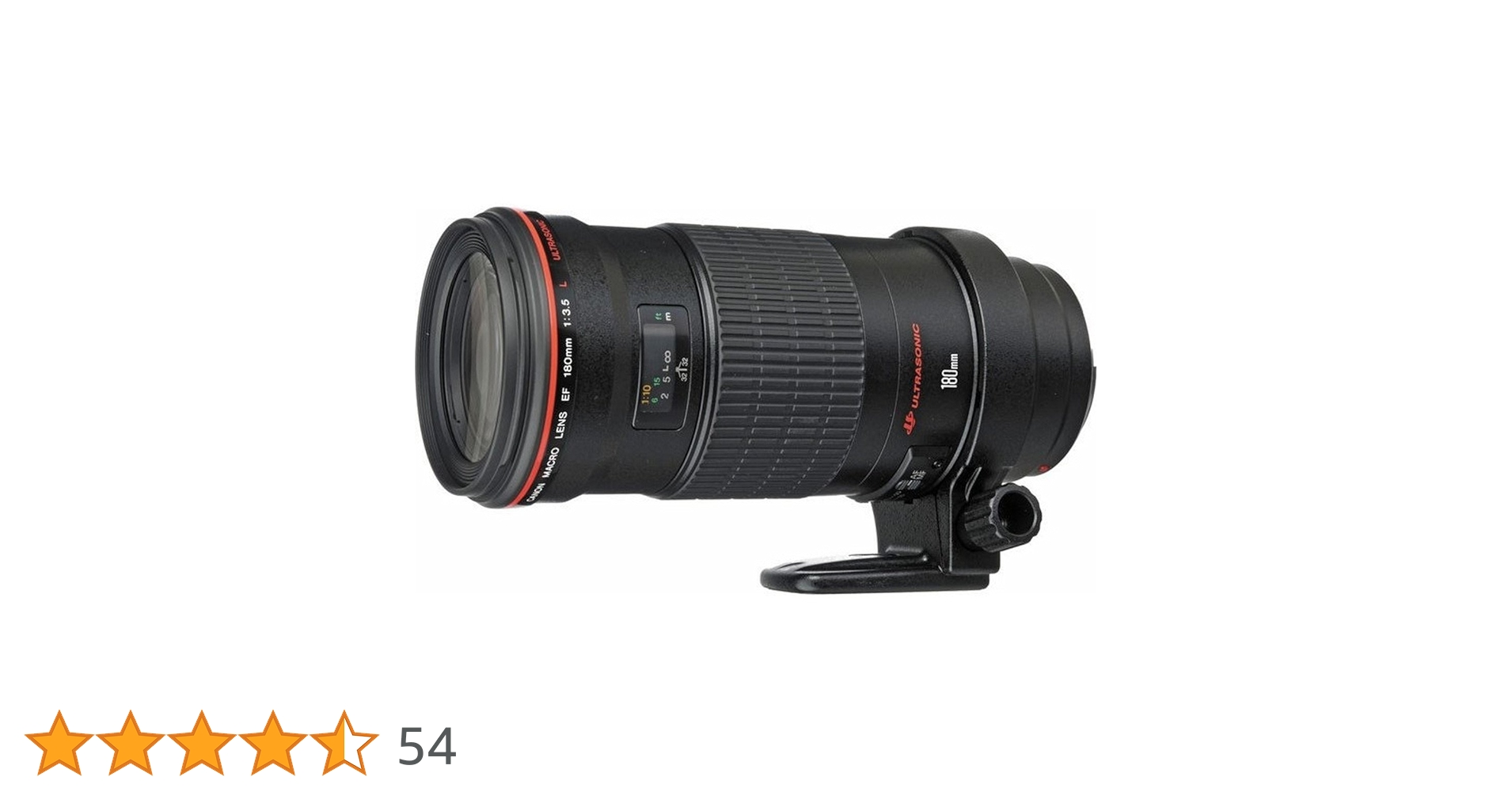 Canon EF 180mm f3.5L Macro USM AutoFocus Telephoto Lens for