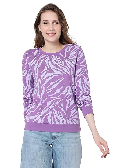 Women's Cotton Crew Neck Sweatshirt