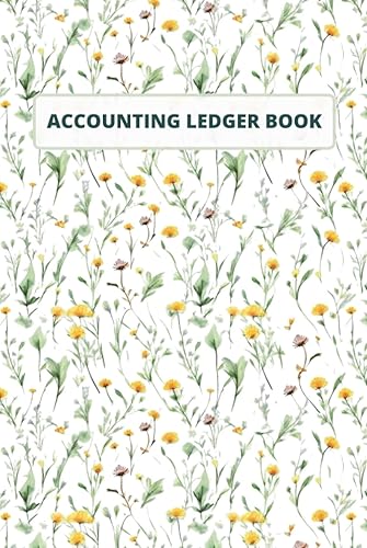 Accounting Ledger Book Accounting Log Journal for Small Businesses & Personal Use, Account Book for Tracking Money, Expenses, Deposits & Balance