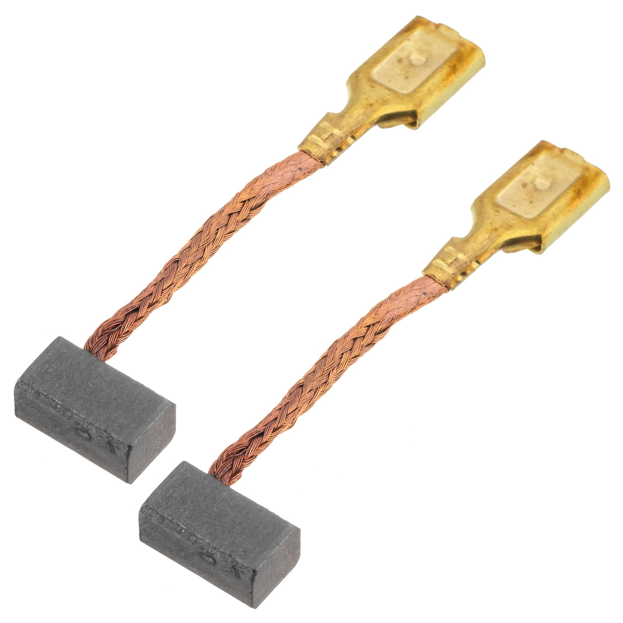 2pcs 4mm x 4.5mm x 8mm Carbon Motor Brush - For Toyota Corolla Car Window Lift Fan - With Copper Wire Electrical Spare Part Accessories Electric Brushes Set Replacement Electronic Power Tool