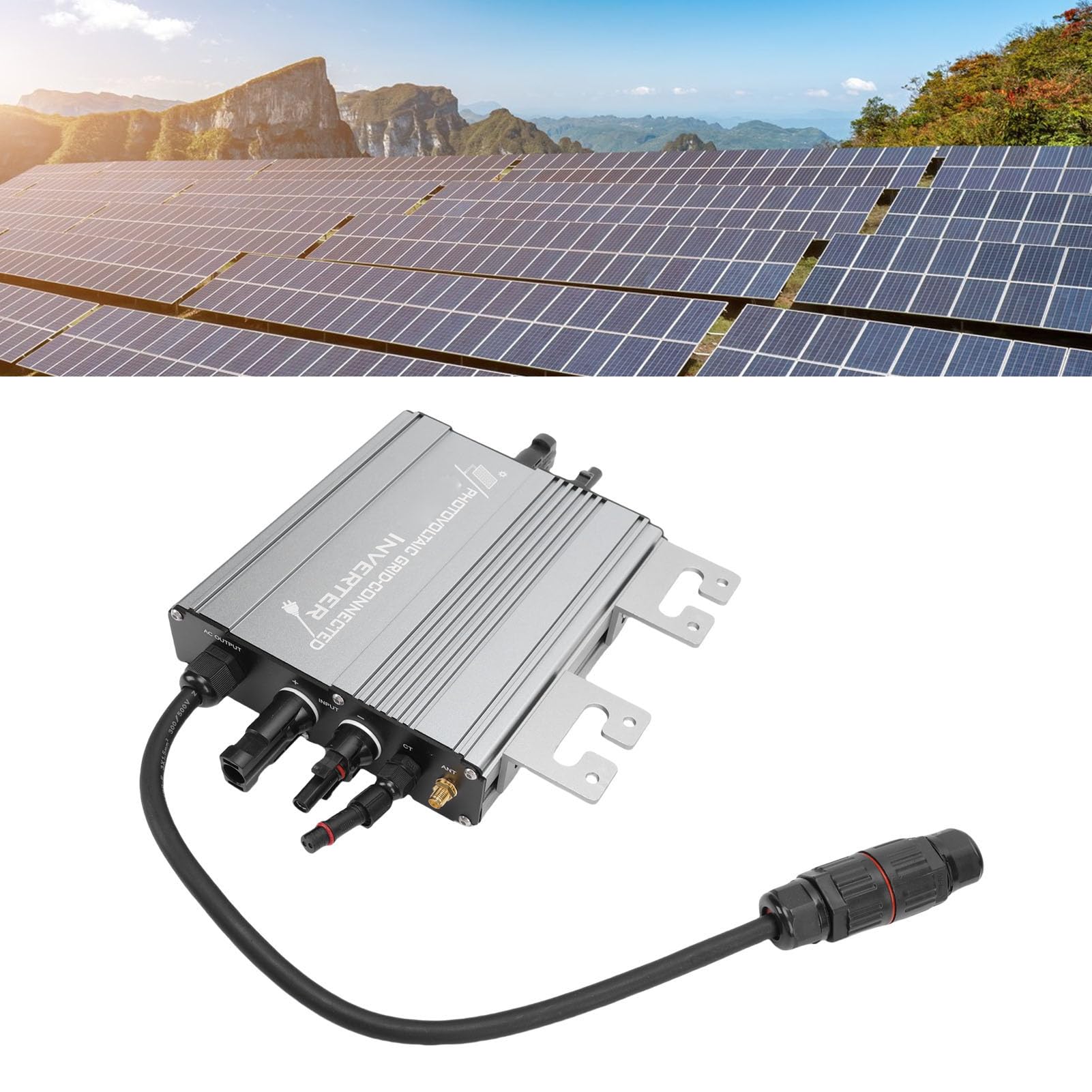 Mikroinwerter 800W z Wodoodporną Obudową Aluminiową, Przetwornica