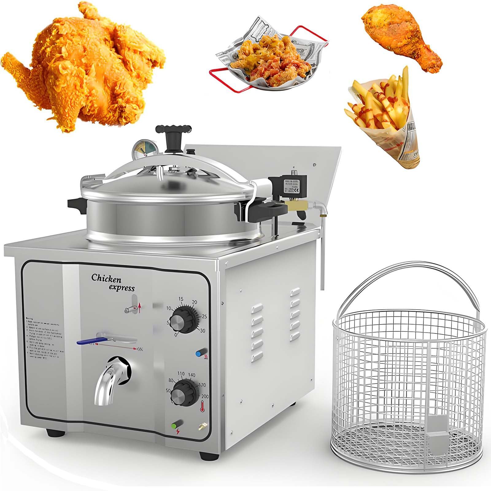 Commercial Countertop Pressure Fryer,High Pressure Fried Chicken Stove