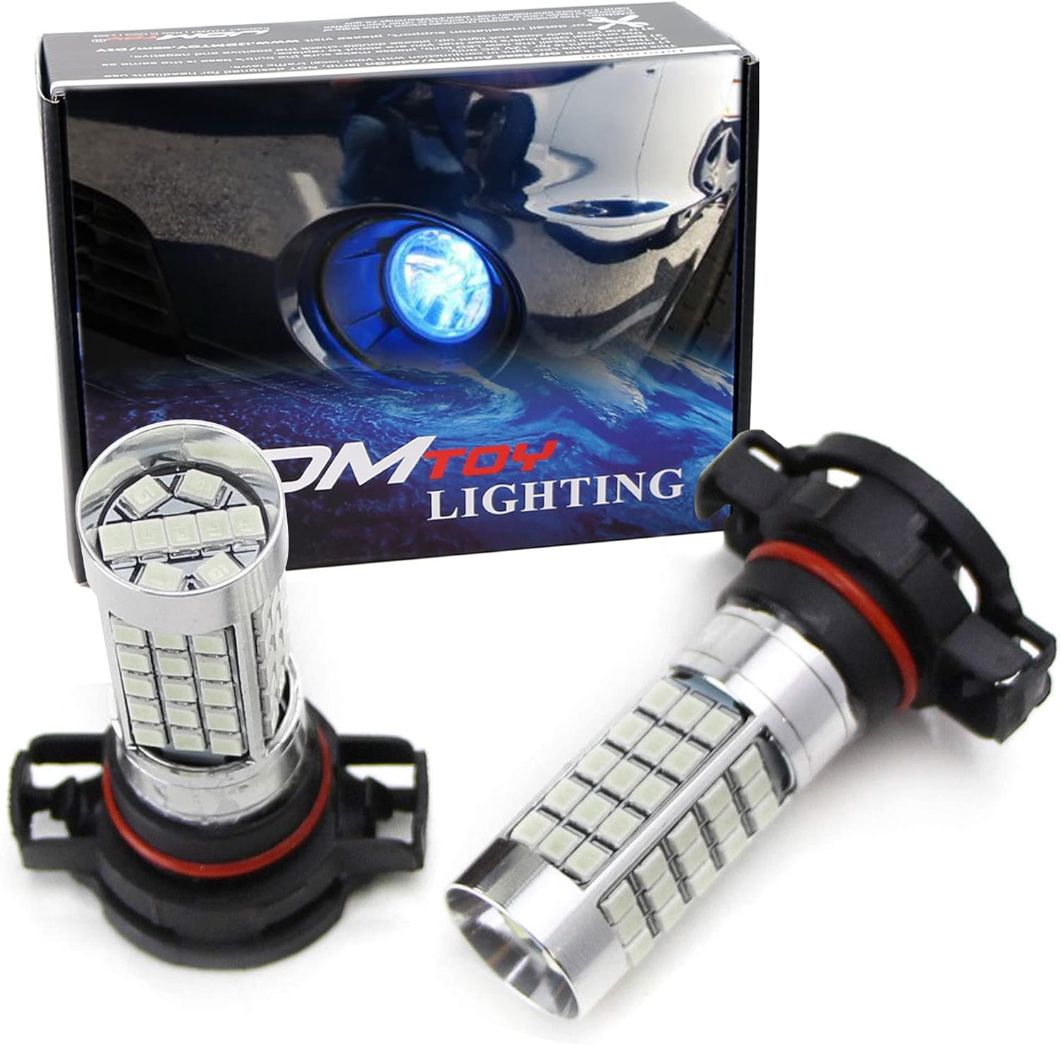 iJDMTOY 69SMD 5202 LED Replacement Bulbs Compatible With Fog Lights or