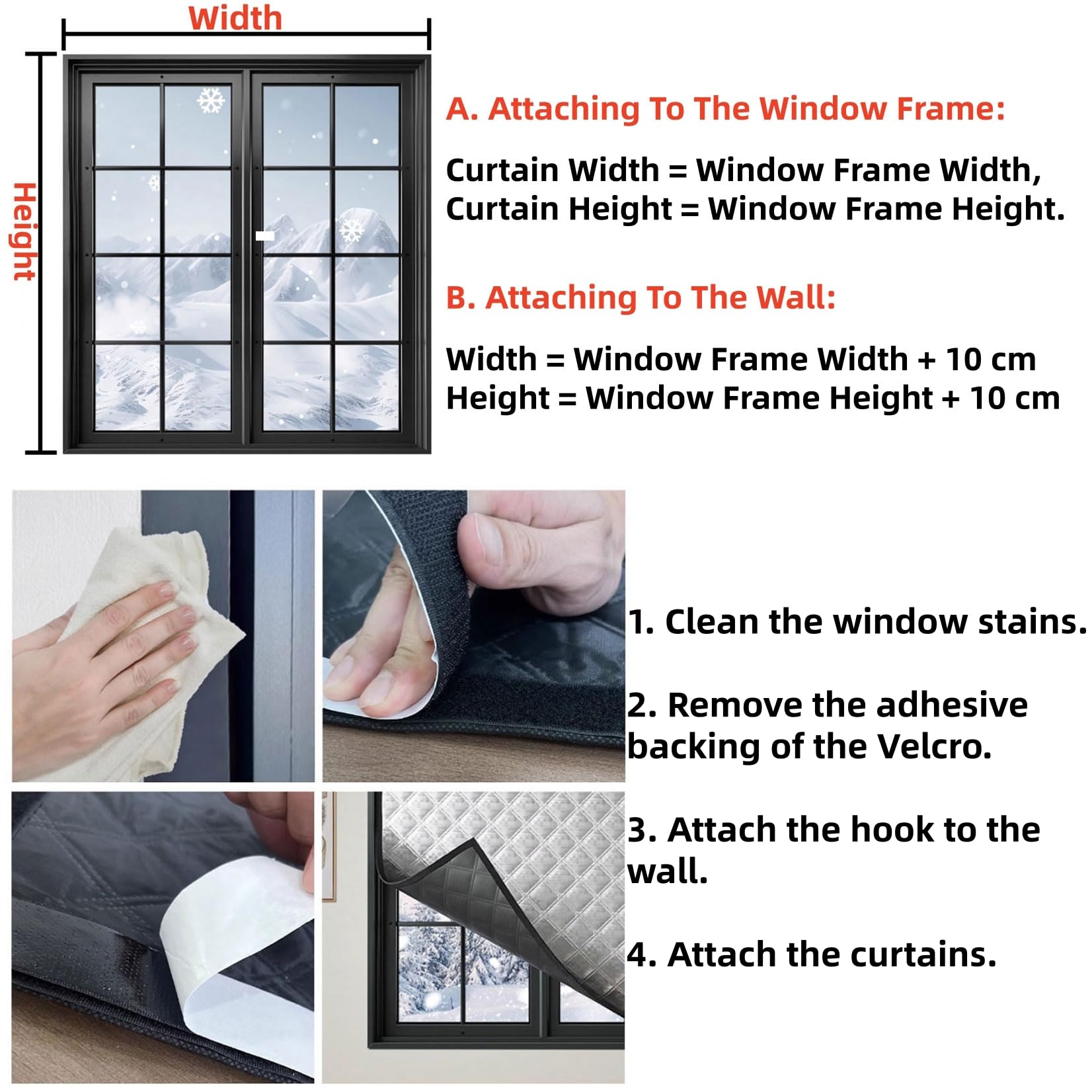 Aislante Termico Ventanas 115 x 170 cm Mantener El Aire Frío Fuera de La Ventana Película de Protección contra El Frío Incluye Cinta Adhesiva Doble Cara Personalizable, Gris