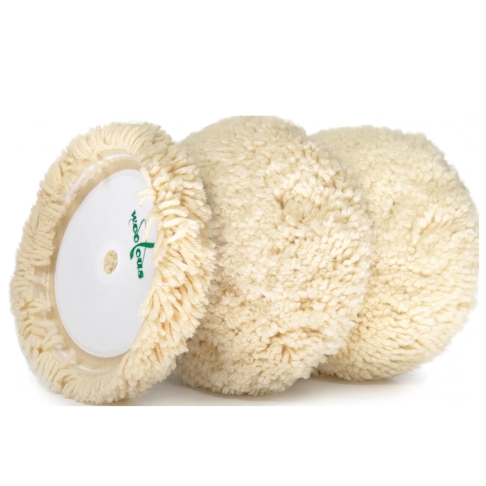 Woolous Wool Buffing Pads 7 Inch 3-Pack