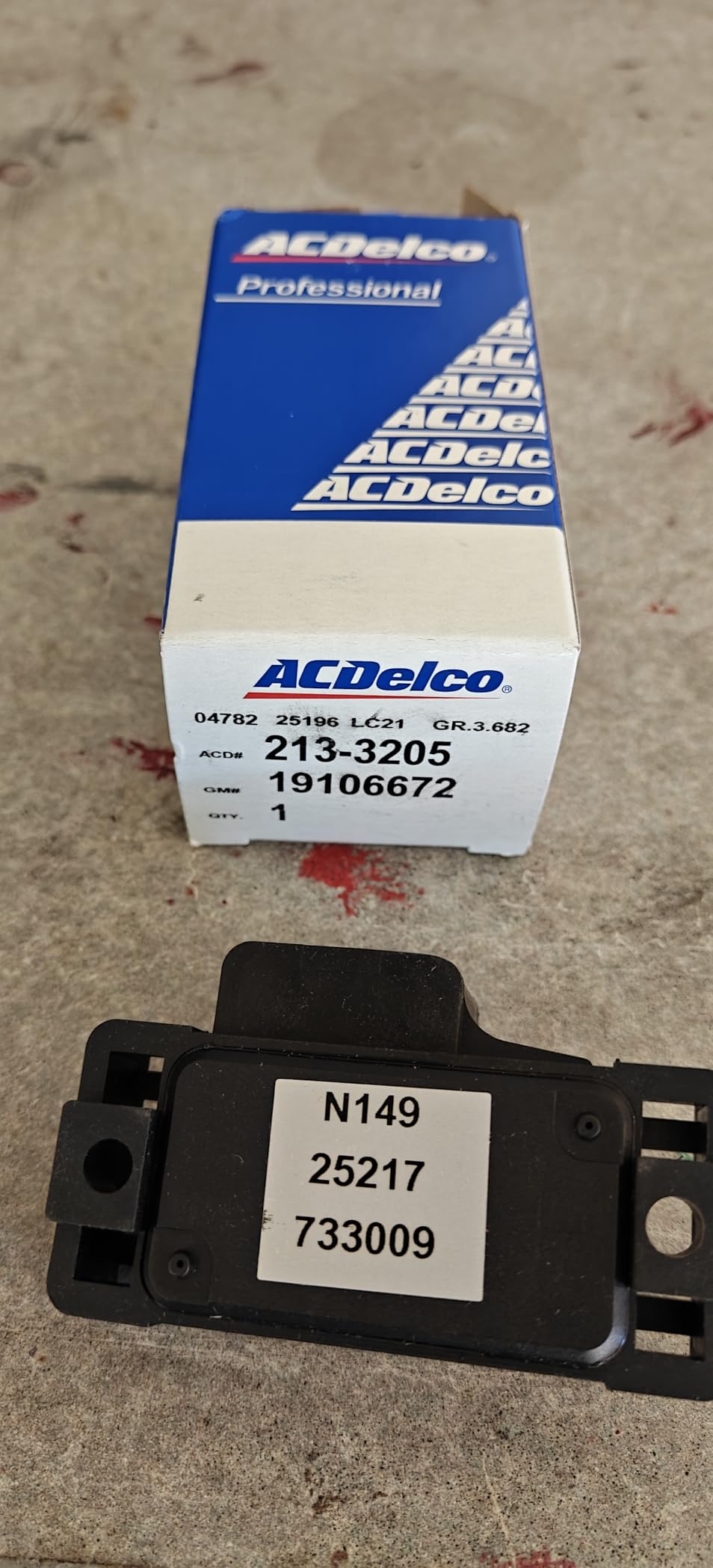 It is a genuine AC Delco part and it works.
