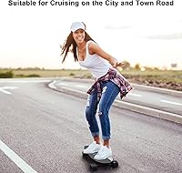 Vista 3 de VINITIN Patinetas eléctricas 504W Motor dual Longboard eléctrico 28MPH Velocidad máxima hasta 15 millas Rango Carga máxima 400Lbs Patineta eléctrica