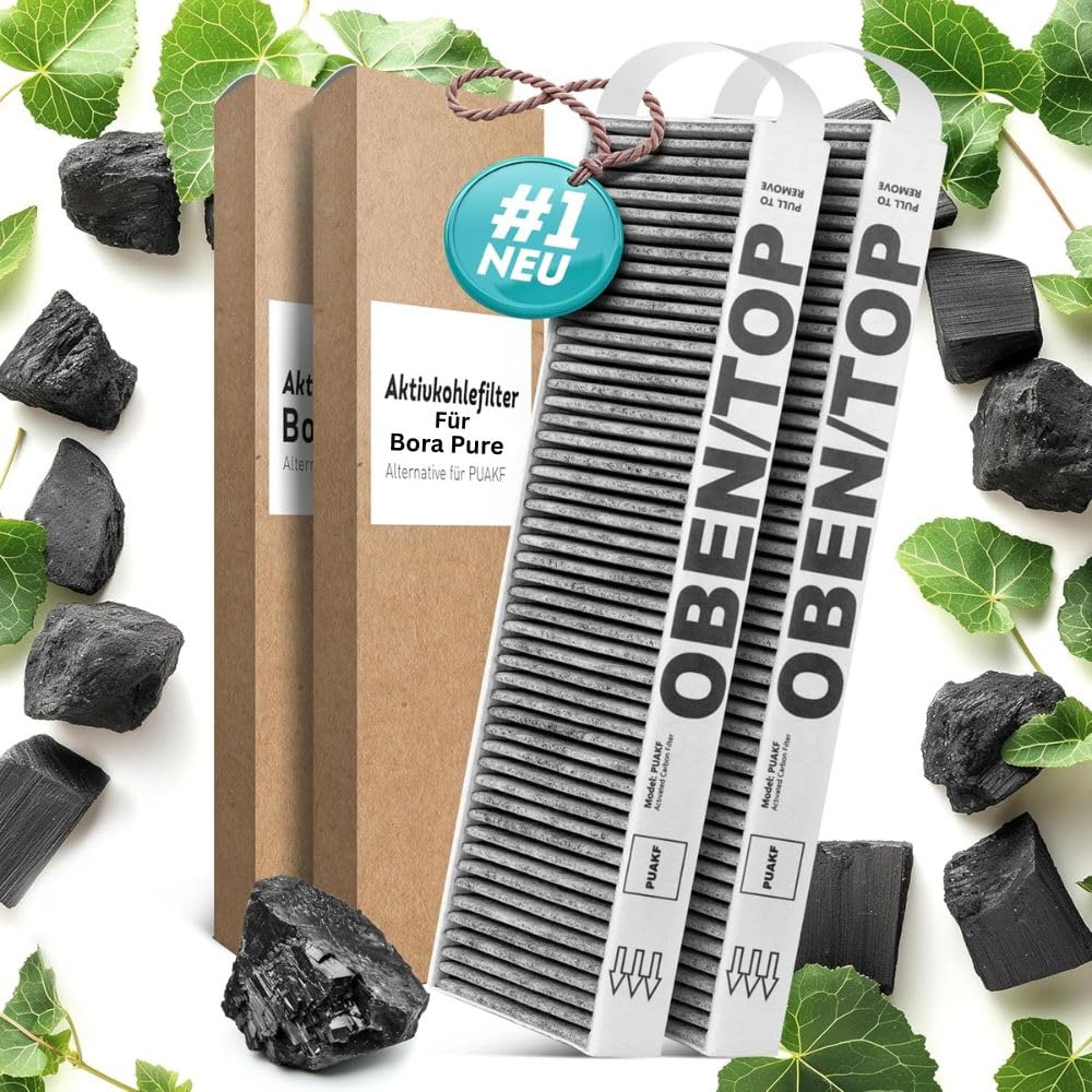 KF3TECactivated carbon filter set (2 filters) for Bora Pure Puakf, for your PURU or PUXU convection hob
