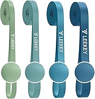 Vista 12 de LEEKEY Resistance Bands, Exercise Bands,Pull Up Assist Bands - Bands for Working Out,Band for Men and Women Fitness Training, Physical Therapy,Home