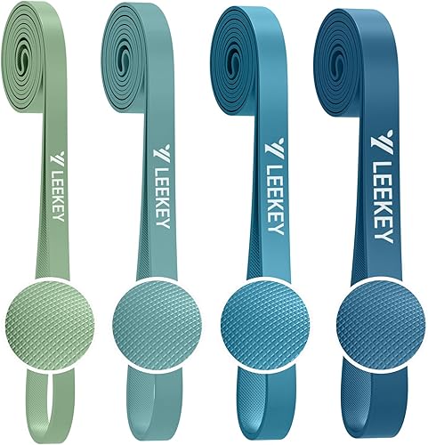 Miniatura 12 de LEEKEY Resistance Bands, Exercise Bands,Pull Up Assist Bands - Bands for Working Out,Band for Men and Women Fitness Training, Physical Therapy,Home