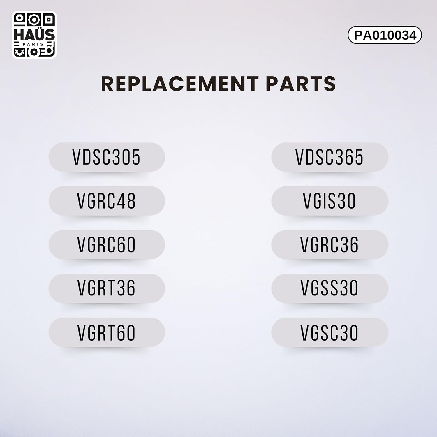 PA010034 (Black) Burner Range Knob (Plastic) Compatible with Top Brands Replaces with VGSC30, VGSS30, PA010034, VKNPA010034, VGIC485-6GSS, AP5315062, VKNPA010034, VGRC48 (4-Pack)