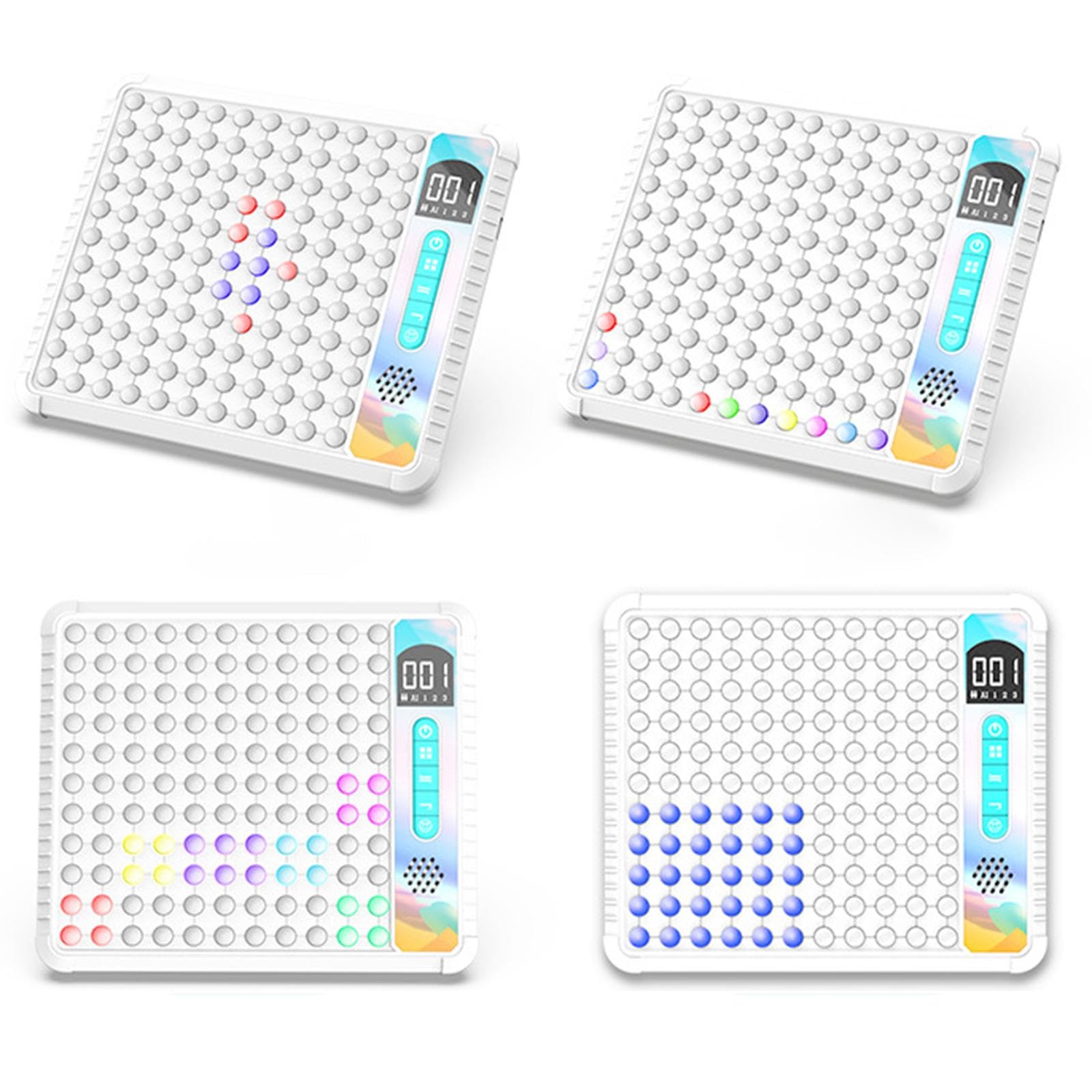 Colcolo Gioco da Tavolo Elettrico 19 in 1, Gioco da Tavolo di Scacchi Intelligente, di Pensiero interattivo, 4 in Fila, Cinque per Le Feste di Natale