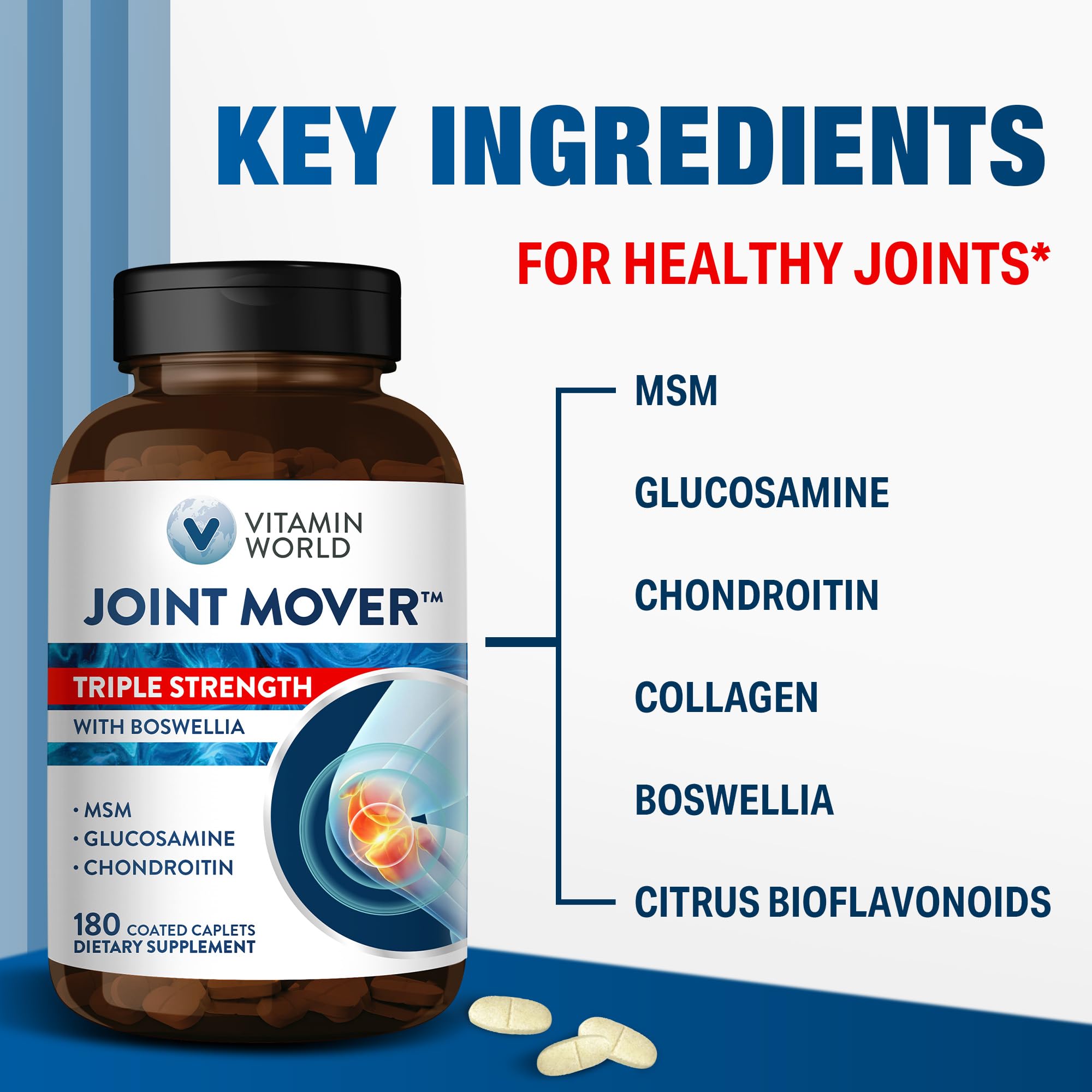 Vitamin World Triple Strength Joint Mover, Glucosamine Chondroitin with MSM — Amazon image 6