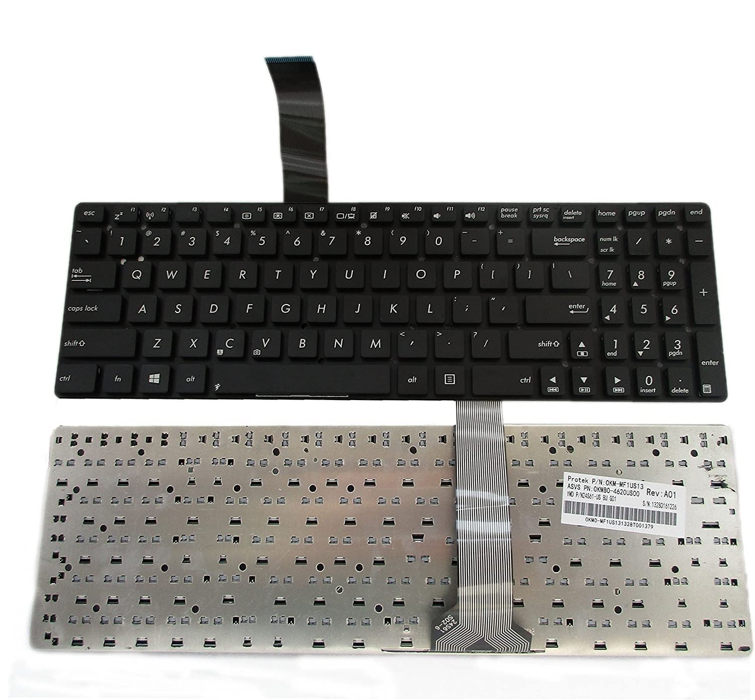 WISTAR Laptop Keyboard Compatible for Asus K55 F751L F751LK F751M