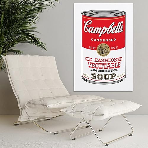Miniatura 4 de LEES TOSS Andy Warhol - Lata de sopa (verduras a la antigua), lienzo decorativo para pared, pintura para dormitorio, póster estético para