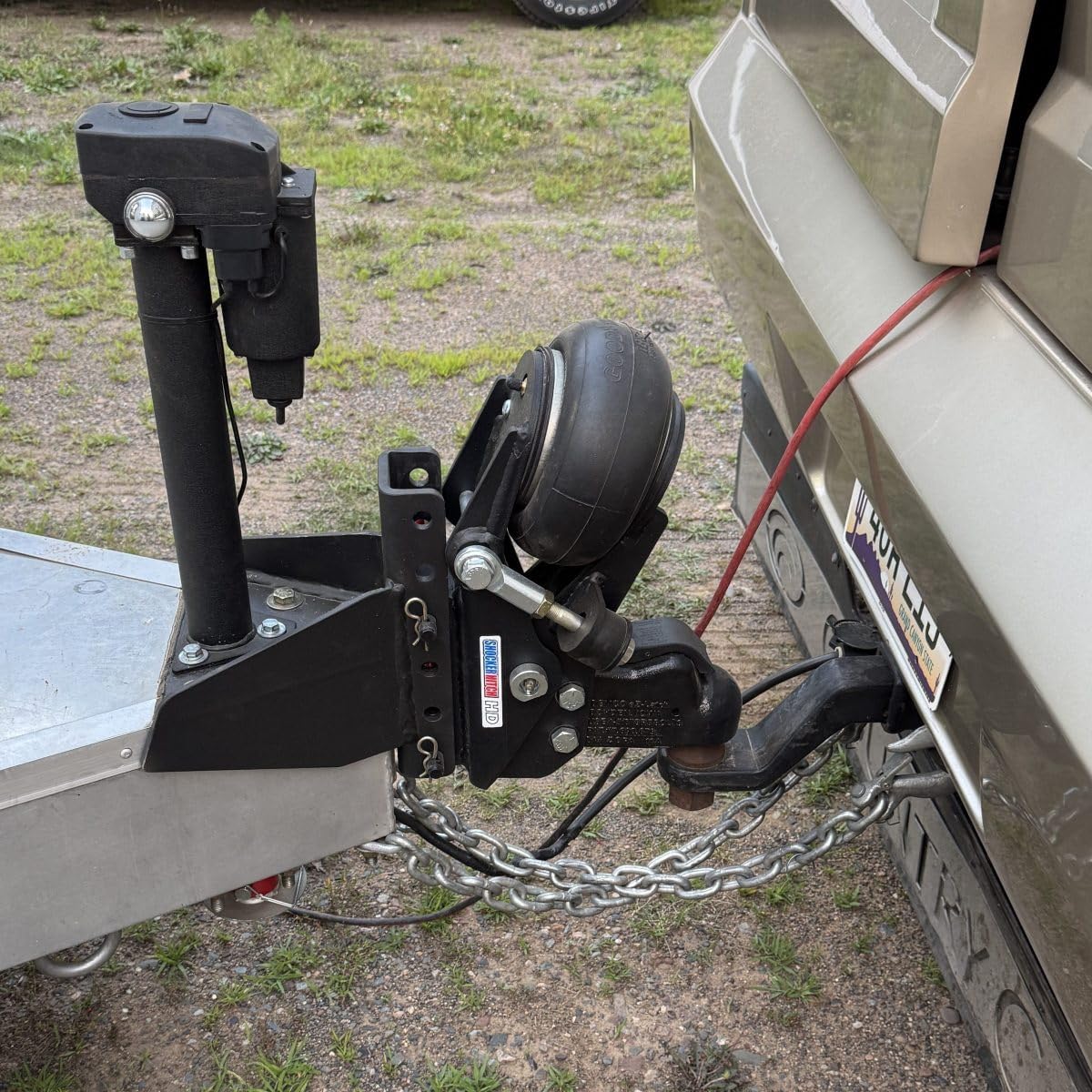 Bolt on Vertical Channel Tongue Adapter for Aluminum Trailer A-Frames - 20,000 lbs GTW